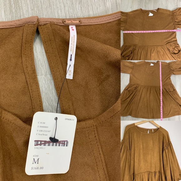 Free People Abbie Vegan Suede Dress - Picture 13 of 16